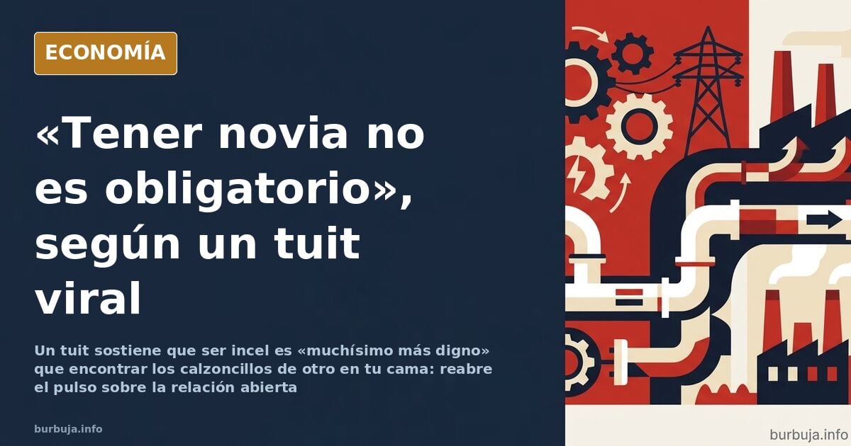 Dormitorio con una prenda interior masculina sobre la cama y dos siluetas de espaldas, ilustración sobre relación abierta