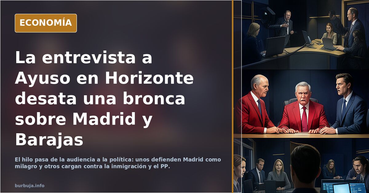 Ayuso lidera audiencias con su discurso político