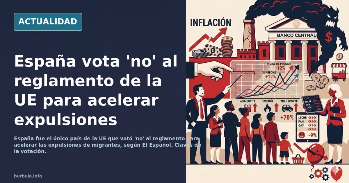 ❗España, único país de la UE en votar 'no' al reglamento para acelerar las expulsiones de migrantes pese al asalto a Ceuta