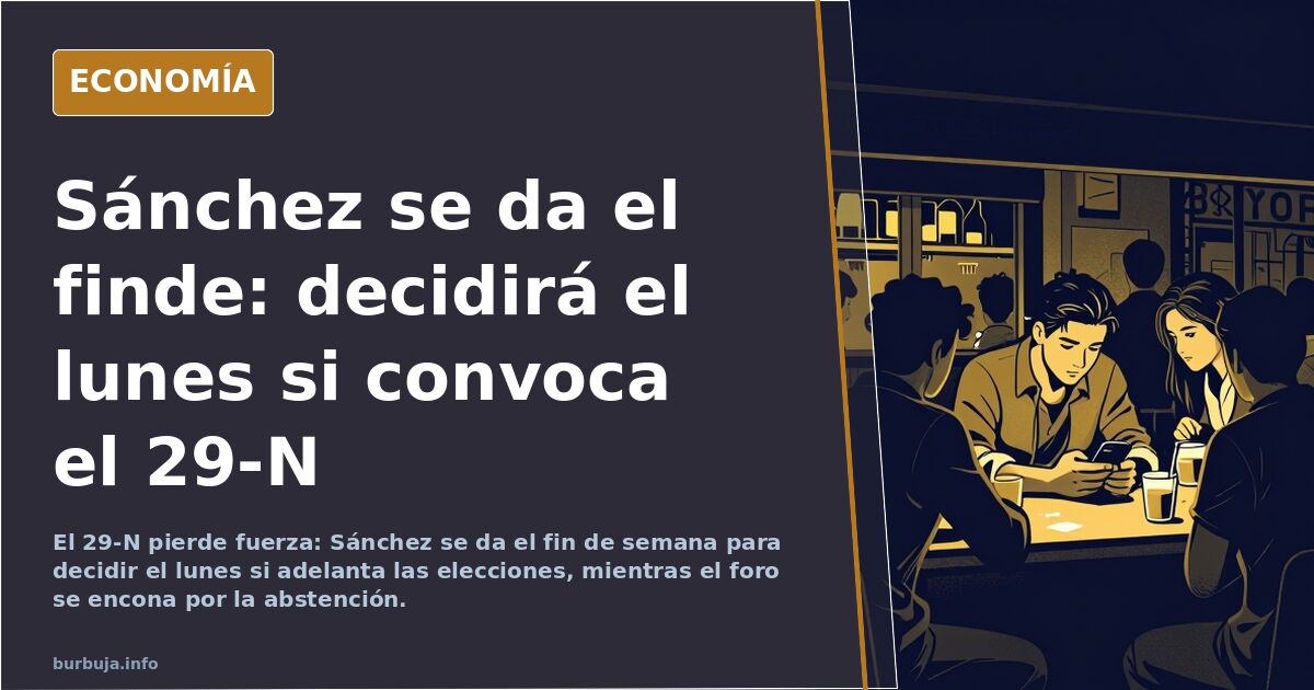 Empieza a extenderse el rumor de que podríamos acabar el día con fecha para unas elecciones generales