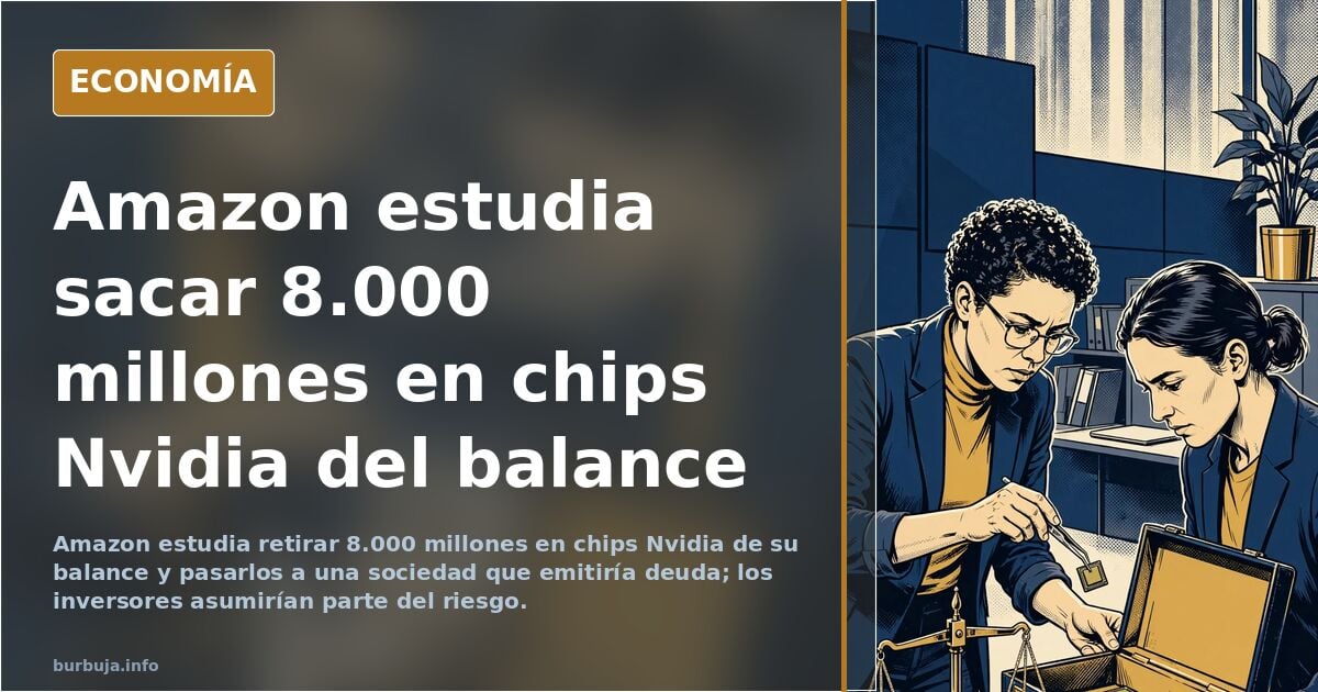 Broootal economia circular de la IA: Amazon creará una empresa que comprará sus chips y se los alquilará a: Amazon