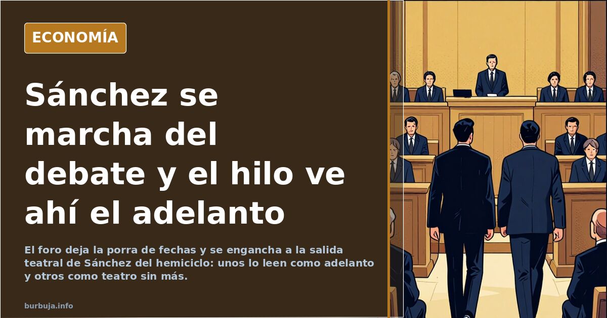 Jugada maestra del PSOE en puertas. Se vienen elecciones.