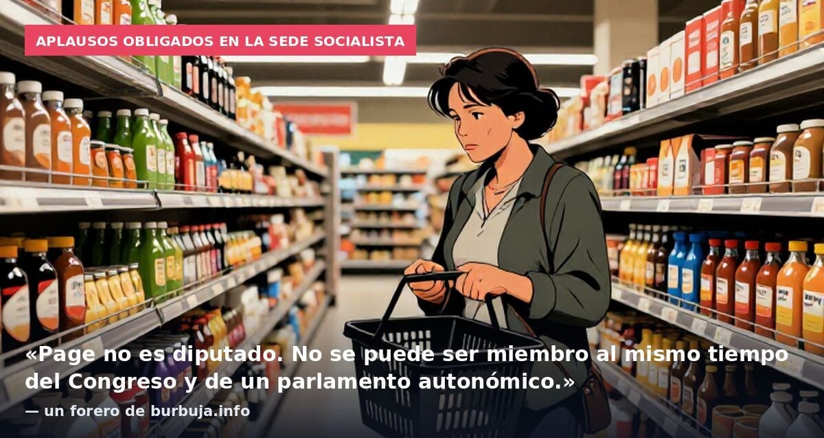 El PSOE parece una secta, todos aplaudiendo al número uno. El que no aplauda despedido.