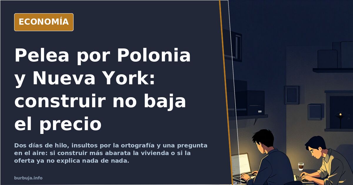 La vivienda es un no problema q no se debe resolver
