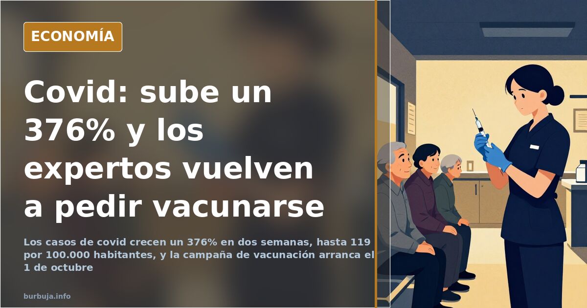 Una mujer recibe una vacuna contra la covid en una imagen de archivo