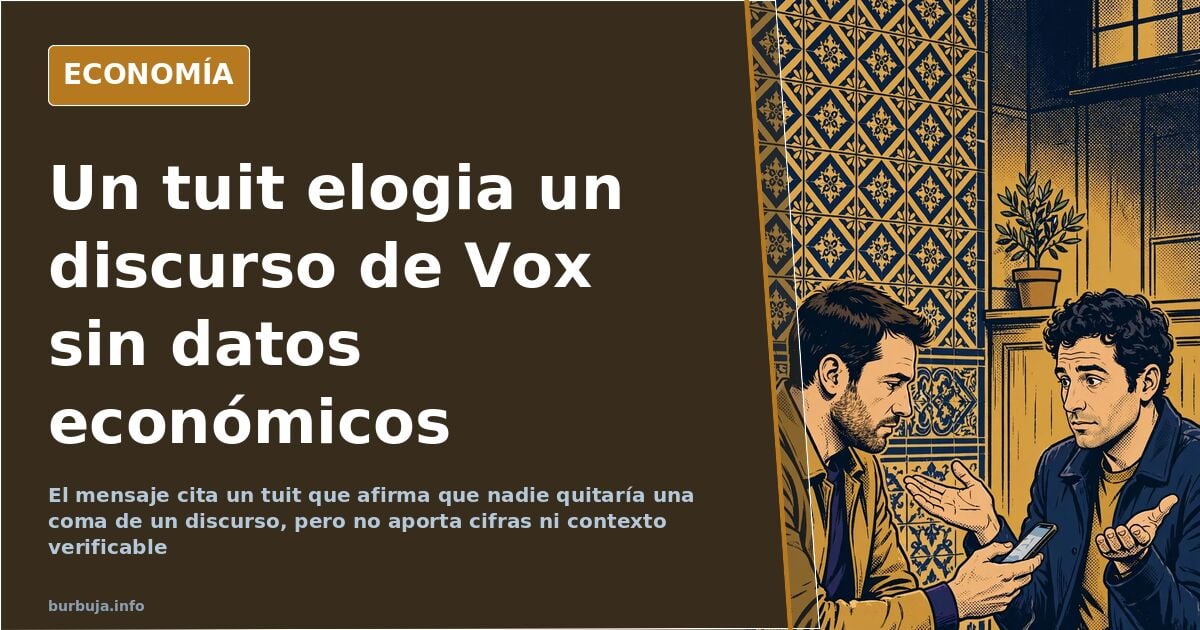 Este político de vox haría que sus votos se duplicasen si fuera candidato en las elecciones