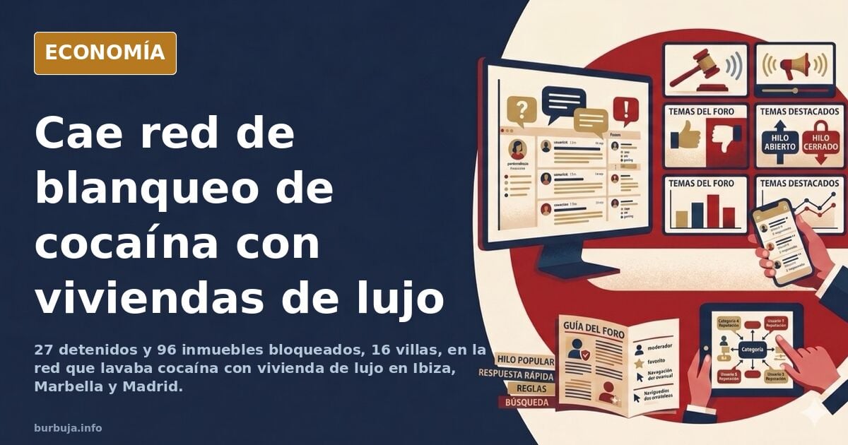 Lujo bañado en cocaína: cae red que lavaba dinero del narco con el negocio de la vivienda en España