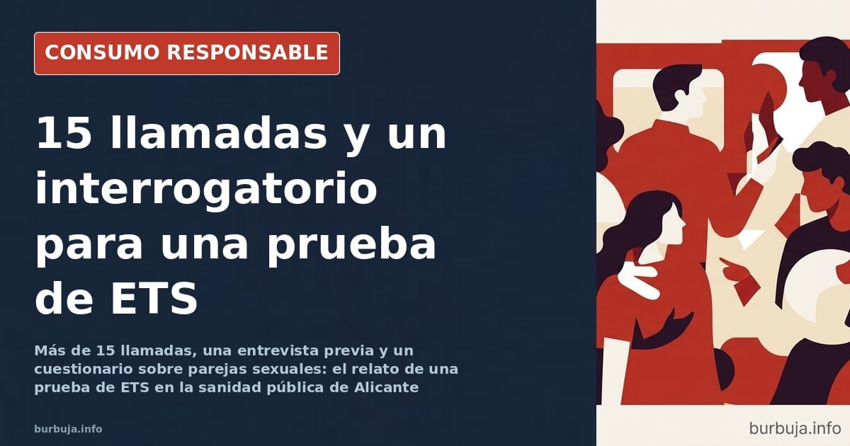 Pruebas de ETS en la pública: 15 llamadas y un interrogatorio