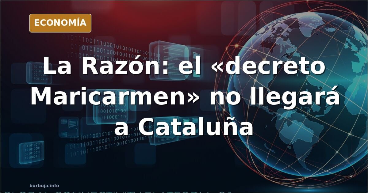 ¡El decreto Mari Carmen se aplicará en toda España excepto en Cataluña!