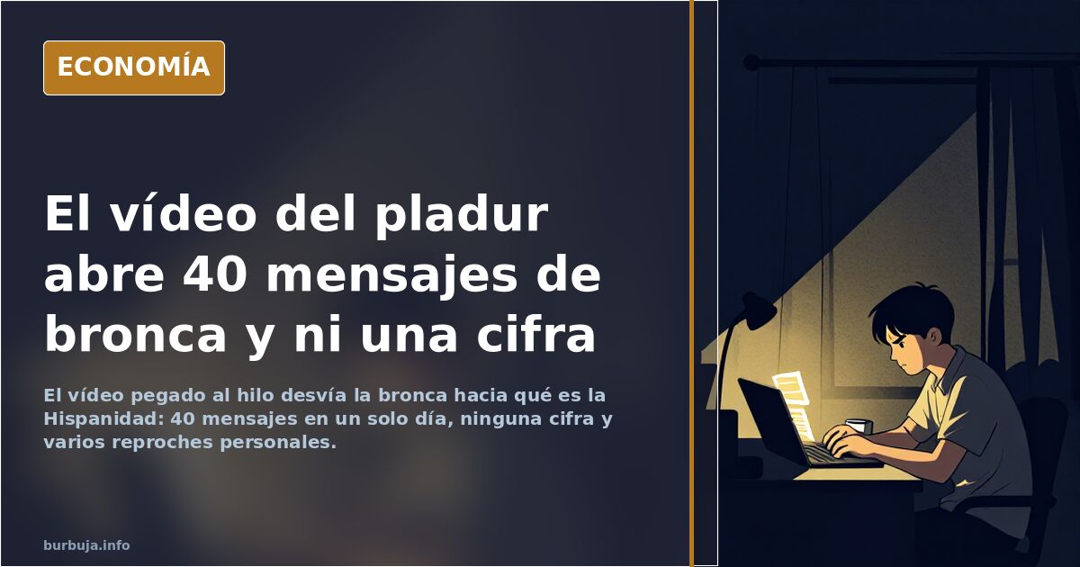 El vídeo del pladur abre 40 mensajes de bronca y ni una cifra
