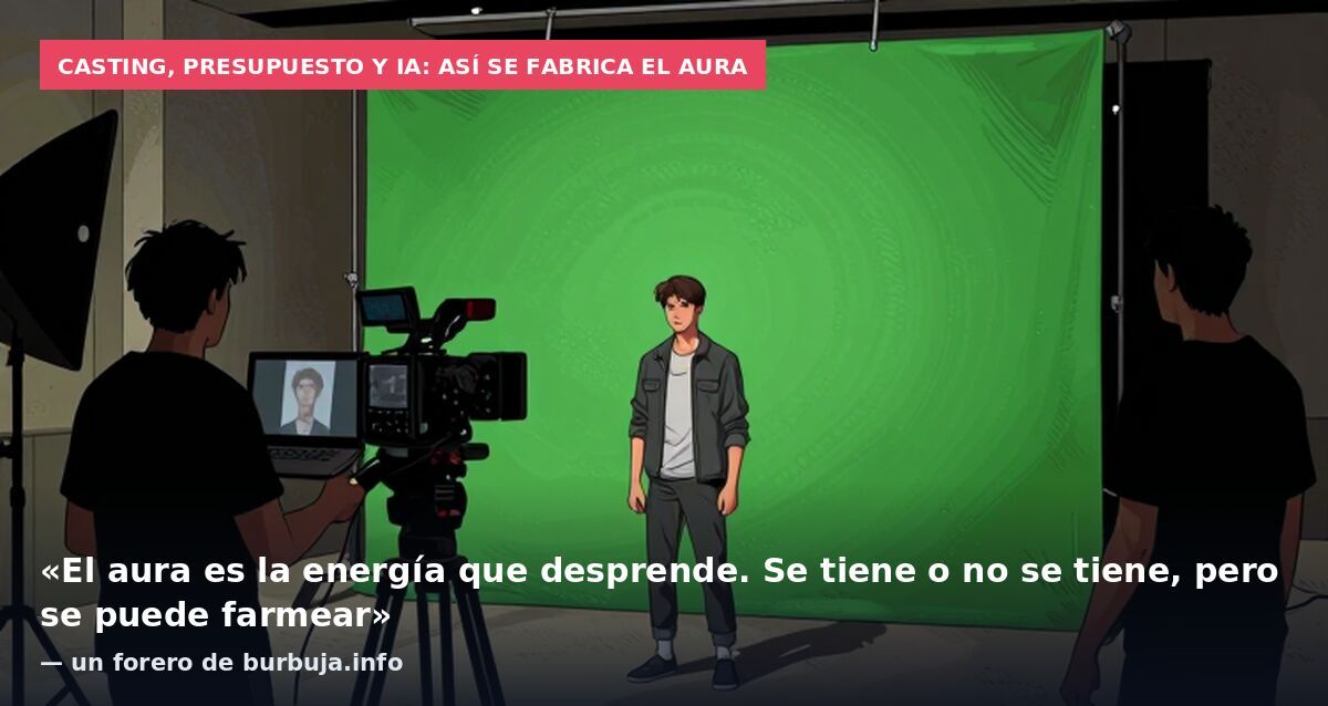 Casting, presupuesto y IA: así se fabrica el aura: «El aura es la energía que desprende. Se tiene o no se tiene, pero se puede farmear» — un forero de burbuja.info