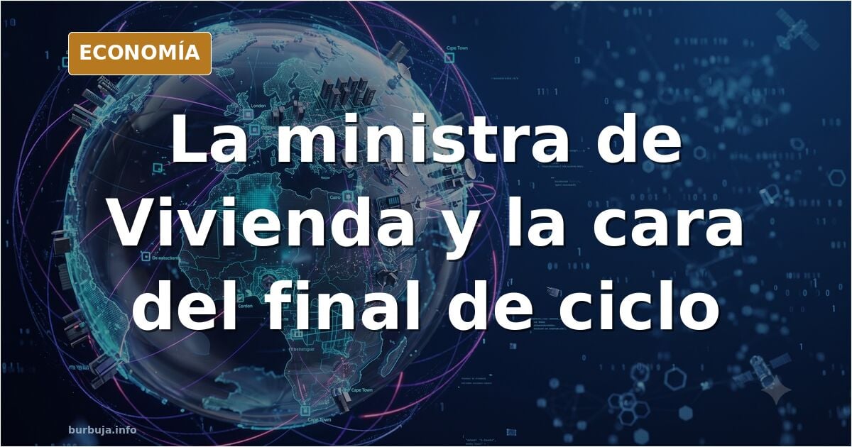 La ministra de Vivienda con gesto tenso durante la intervención del presidente, con escaños vacíos al fondo