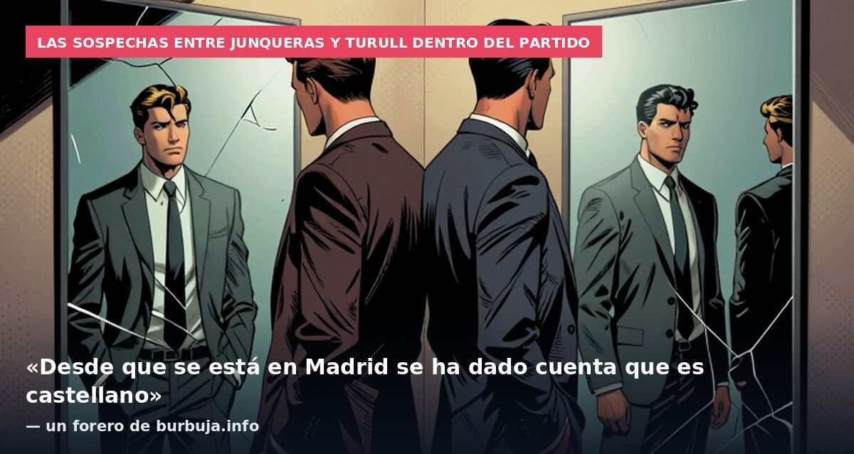 Las sospechas entre Junqueras y Turull dentro del partido: «Desde que se está en Madrid se ha dado cuenta que es castellano» — un forero de burbuja.info
