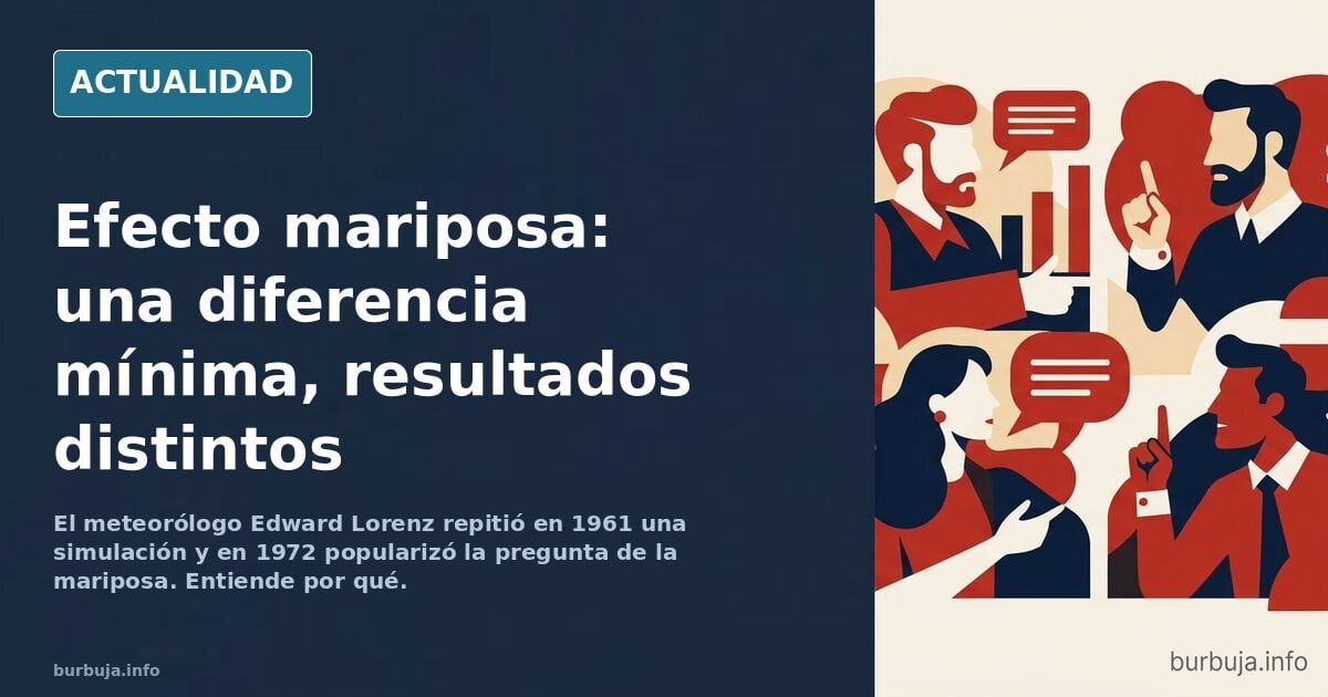EL EFECTO MARIPOSA...¿Qué es eso?