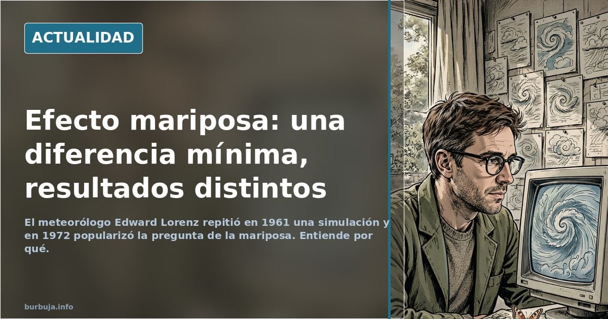 EL EFECTO MARIPOSA...¿Qué es eso?