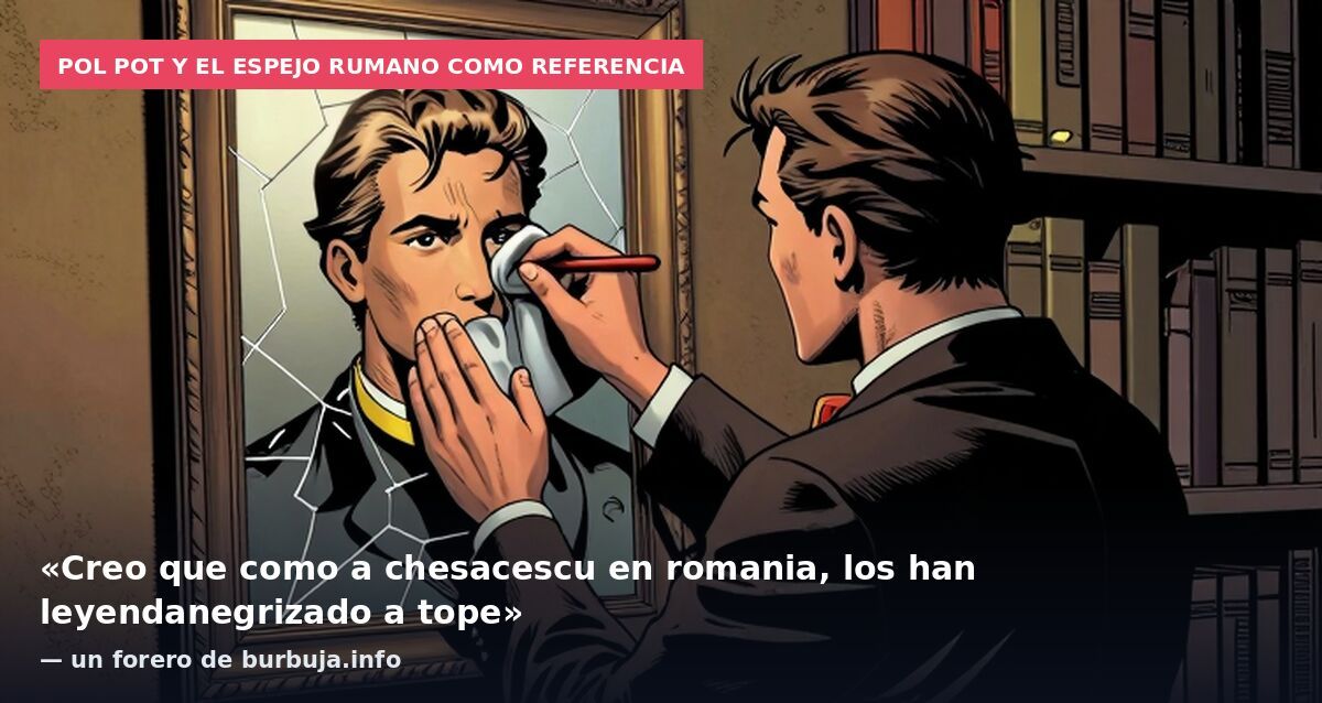 Pol Pot y el espejo rumano como referencia: «Creo que como a chesacescu en romania, los han leyendanegrizado a tope» — un forero de burbuja.info