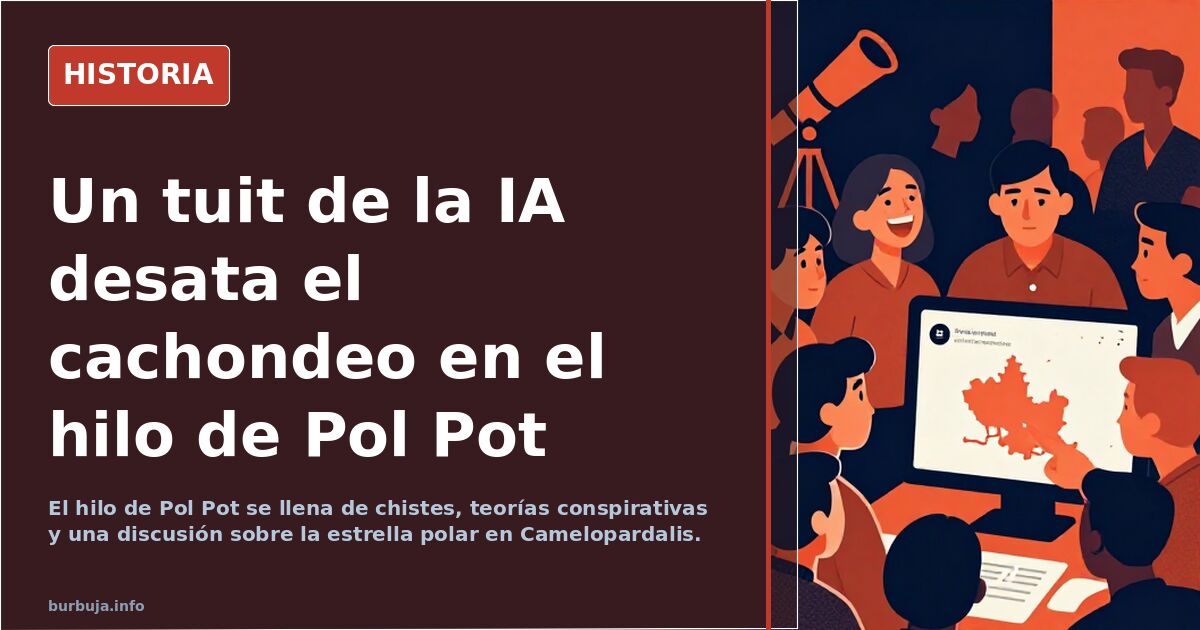 Un tuit de la IA desata el cachondeo en el hilo de Pol Pot