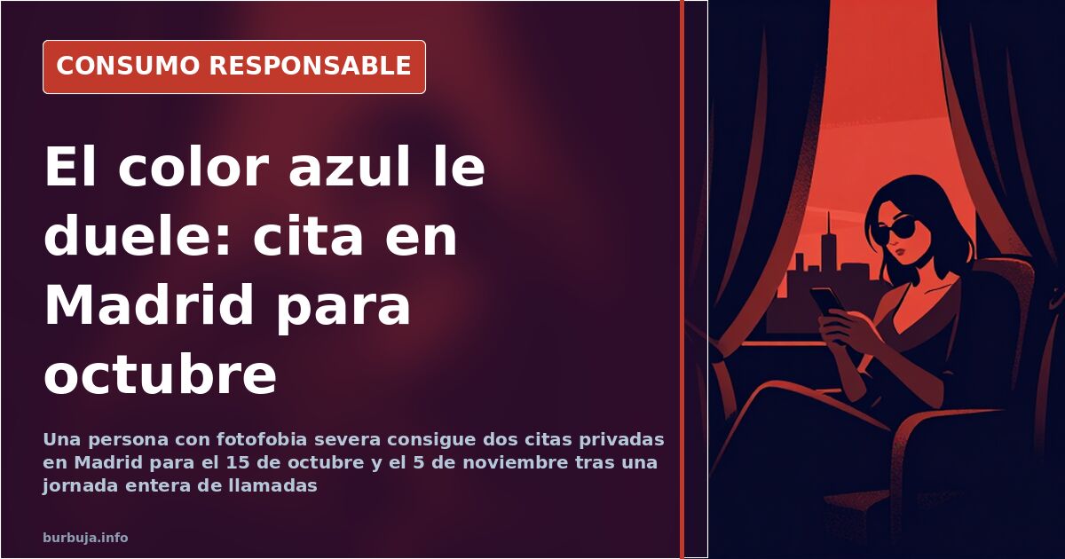 El azul le duele: sin cita privada en Madrid hasta octubre