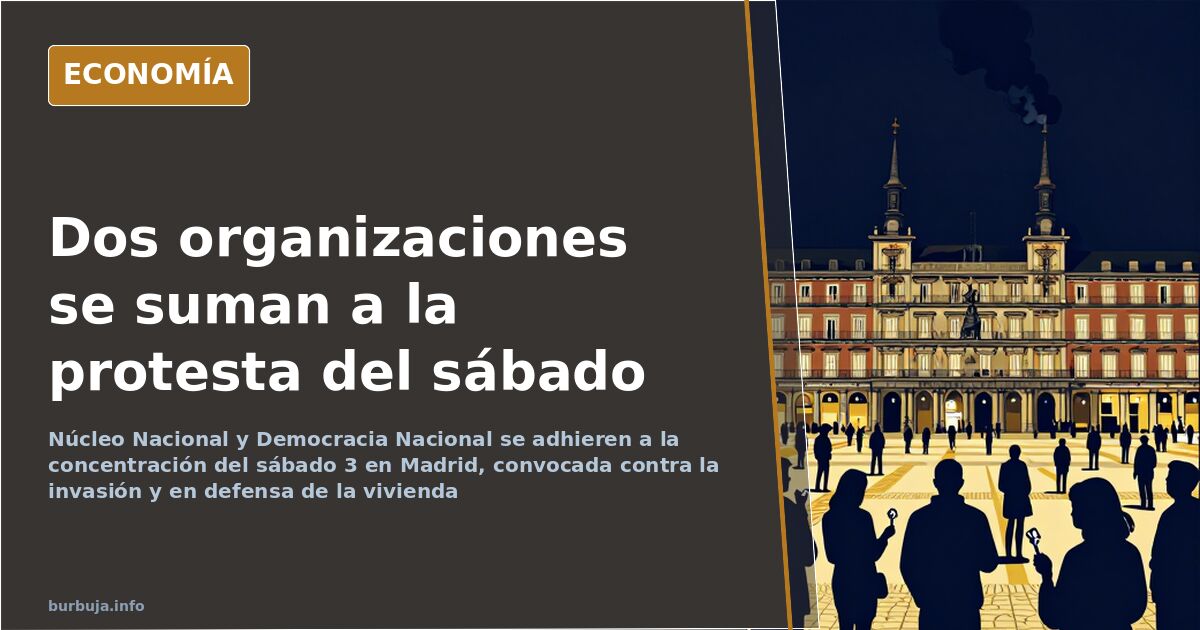 Concentración de extrema derecha el sábado 3 en Madrid