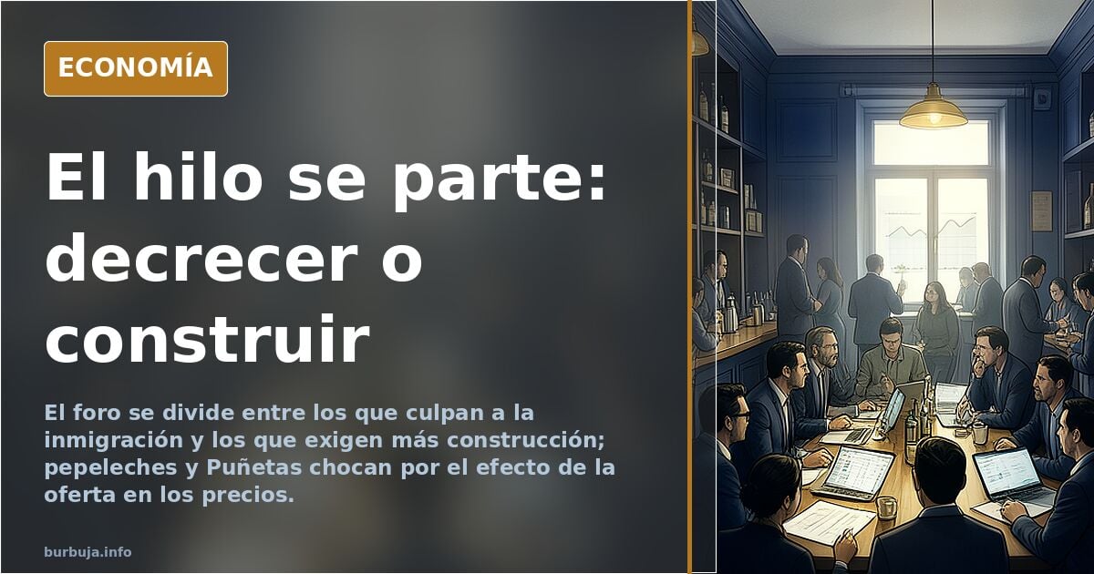 Jeff Bezos opina sobre el problema de la vivienda.