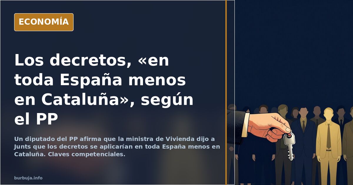 La ministra de Vivienda intentaba convencer a los difrutados de Junts de votar a favor de los decretos se aplicarían en toda España menos en Cataluña.
