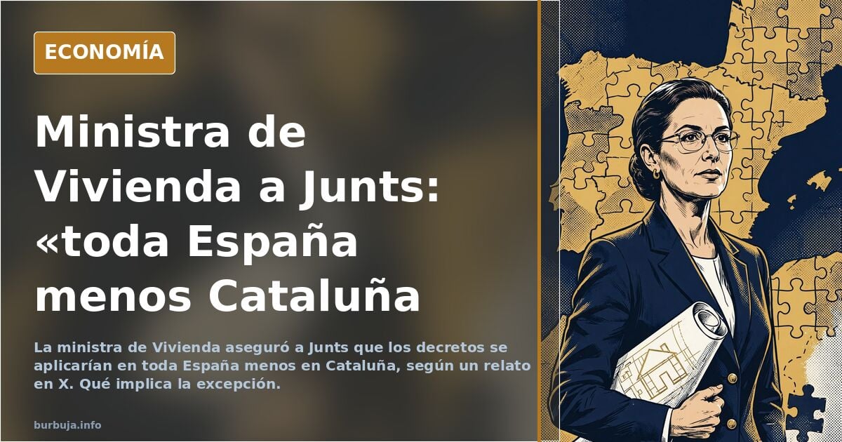 La ministra de Vivienda intentaba convencer a los diputados de Junts de votar a favor de los decretos se aplicarían en toda España menos en Cataluña.
