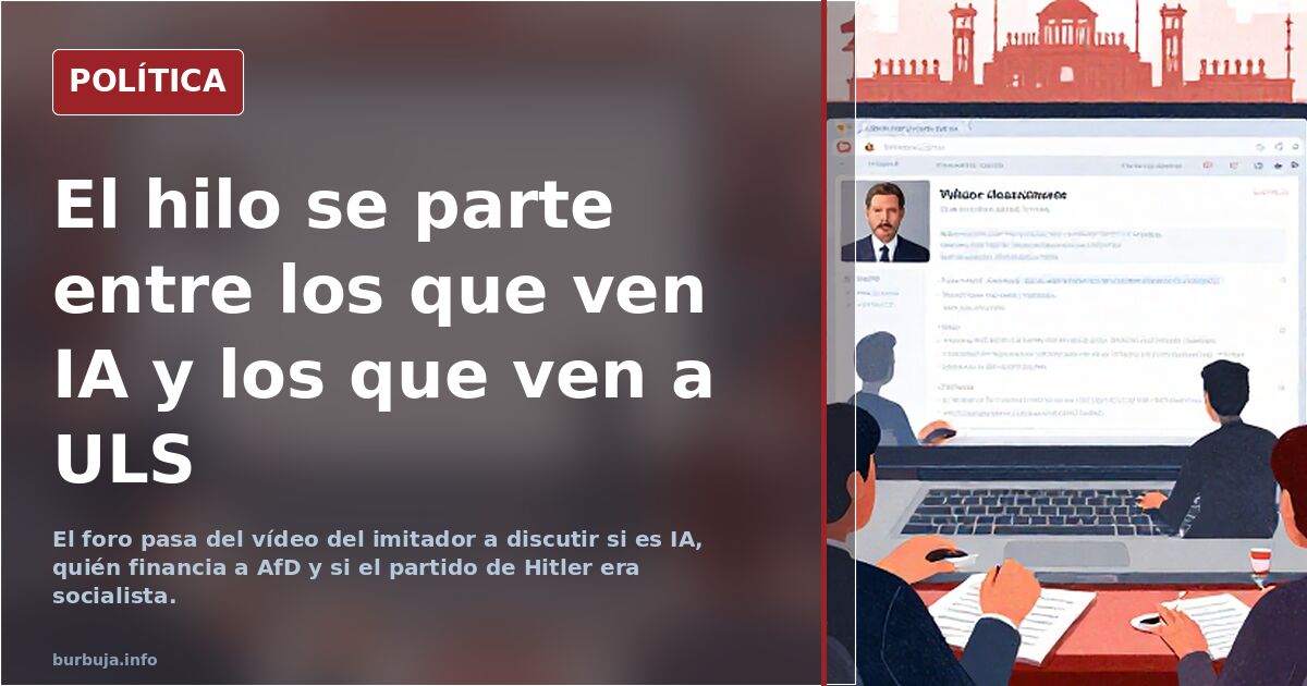 El pintor austríaco reacciona ante AfD.