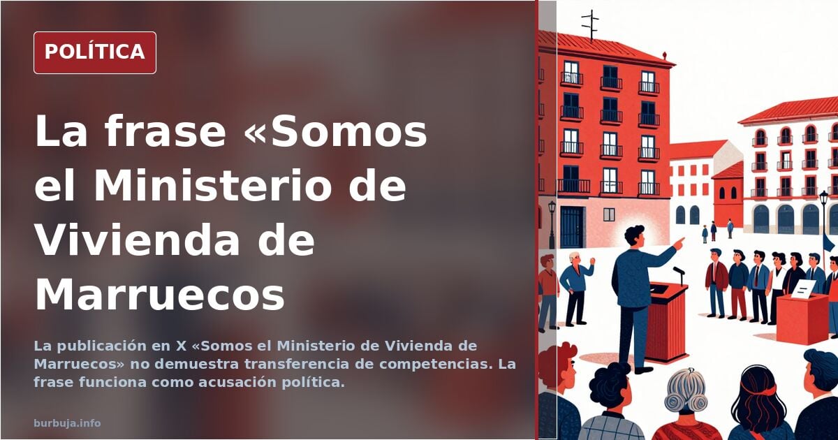 Somos el ministerio de vivienda de Marruecos
