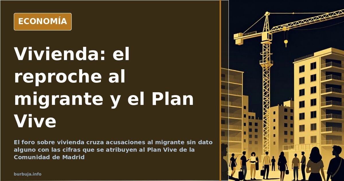 Wohnen in Spanien: Vorwürfe an Migranten und Zahlen zum Plan Vive