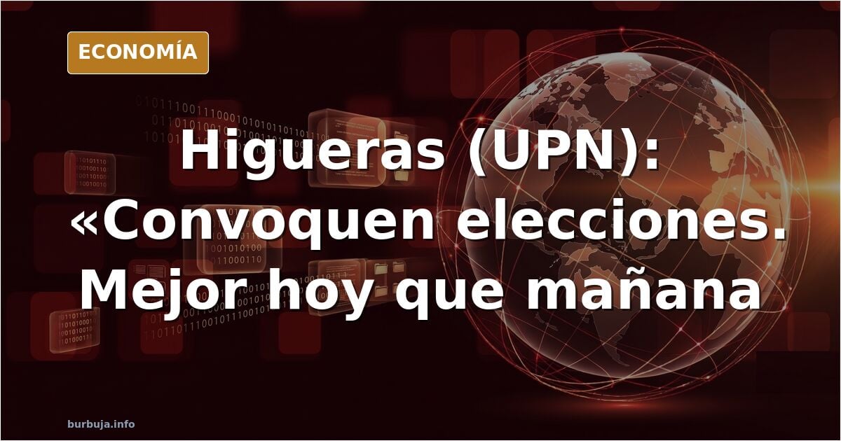 Catalán (UPN): «Convoquen elecciones. Mejor hoy que mañana».