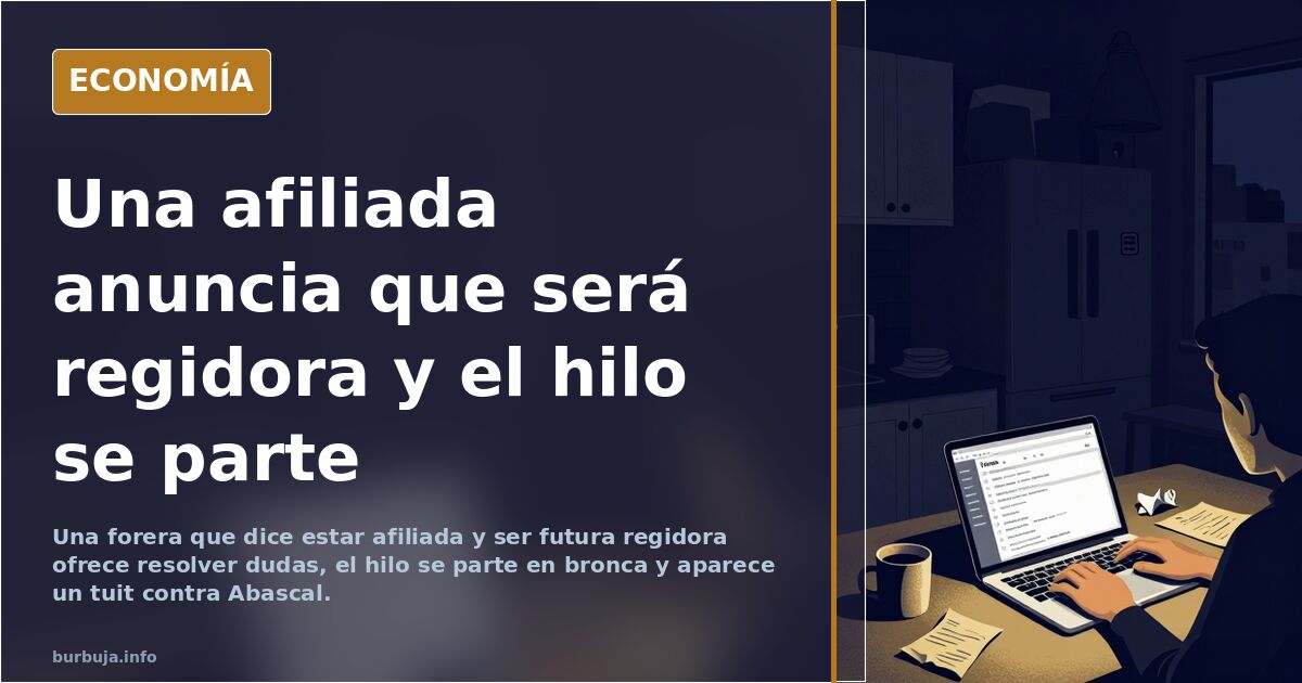 Una afiliada anuncia que será regidora y el hilo se parte