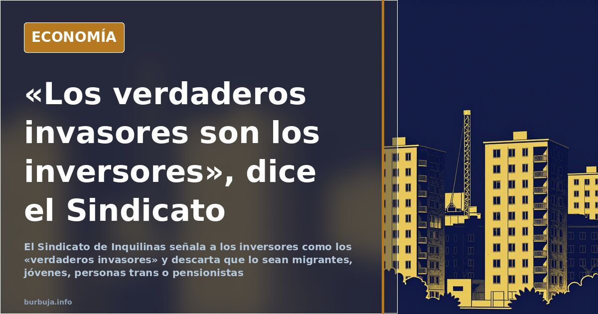 Imagen difundida junto a la publicación del Sindicato de Inquilinas citada en el debate