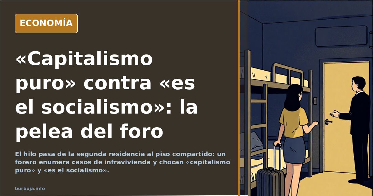 De no poder pagar la hipoteca con ZP a no poder pagar ni el alquiler con el sanchismo.