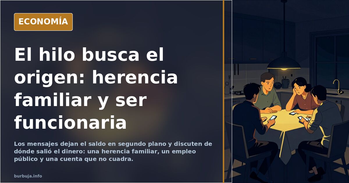 El hilo busca el origen: herencia familiar y ser funcionaria