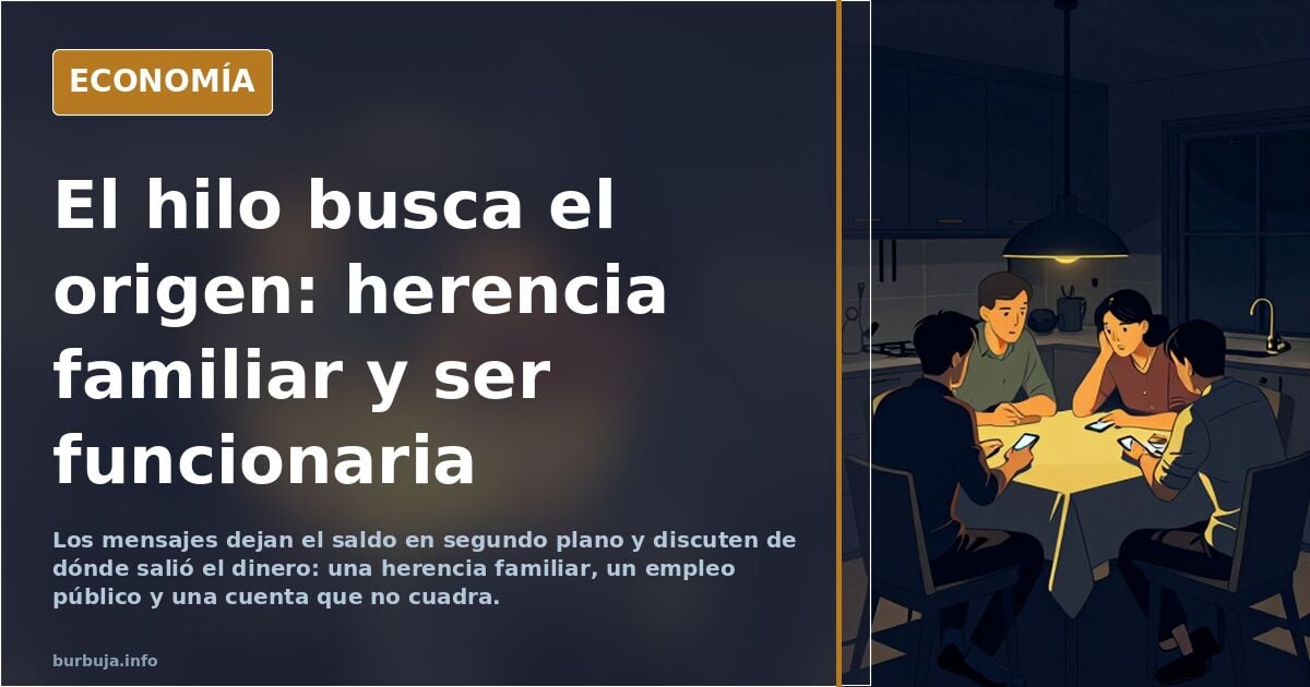 Maricarmen tendría 250 mil euros en una cuenta