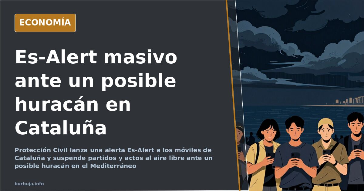 Calle inundada de L'Hospitalet de Llobregat durante las lluvias torrenciales que activaron el Es-Alert en Cataluña