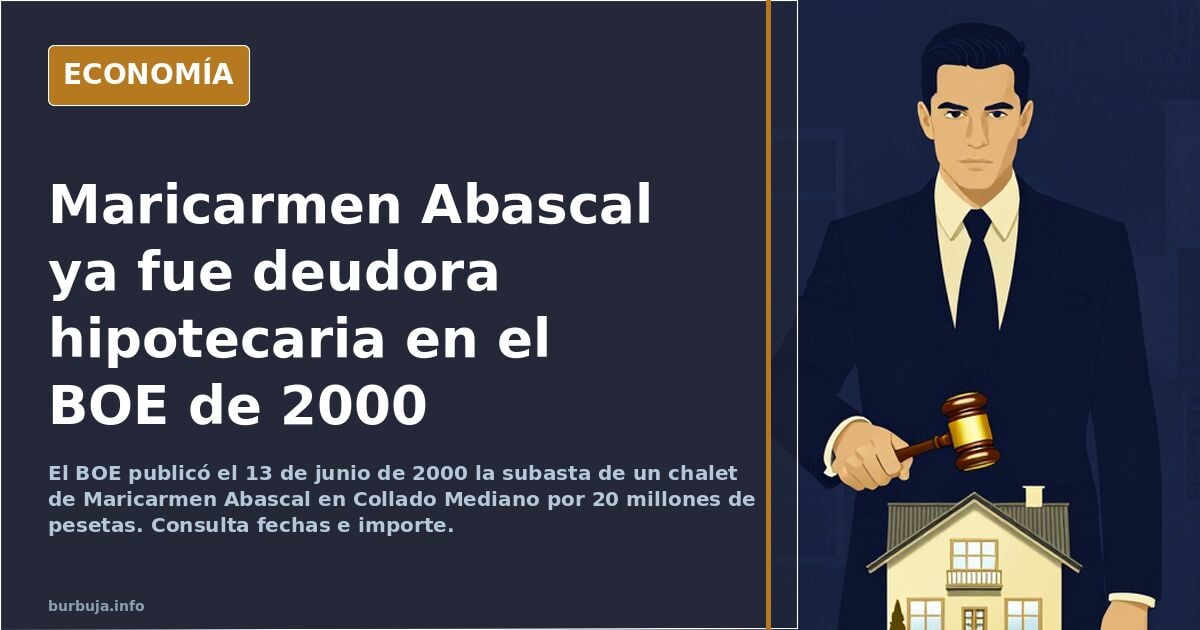 Maricarmen se compró un chalet en la sierra madrileña que acabó embargado por impago.