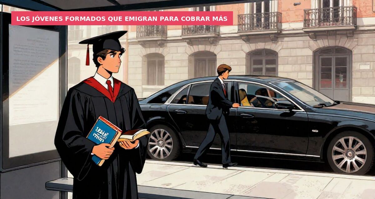 Los jóvenes formados que emigran para cobrar más