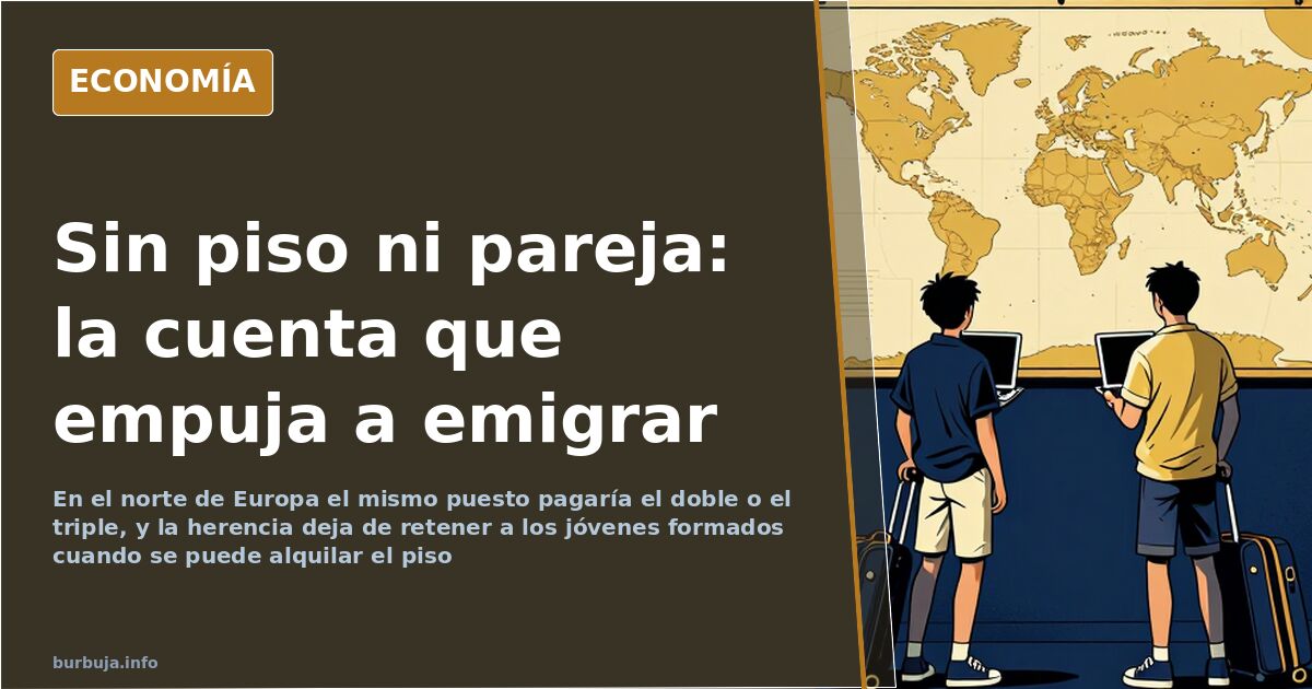 Jóvenes con carrera y sin piso: la generación que calcula irse