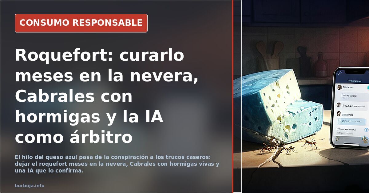 El queso ROQUEFORT está buenisimo