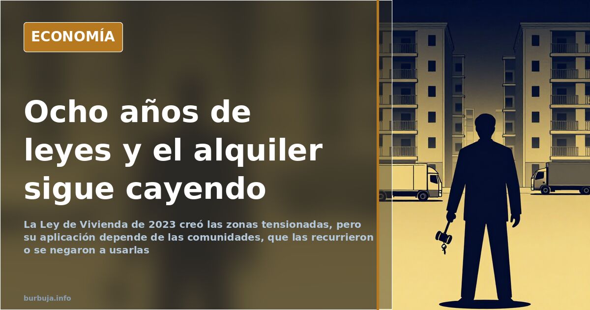 Ley de Vivienda: ocho años de medidas y el bloqueo autonómico