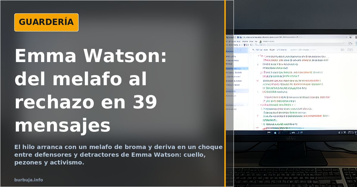 Emma Watson: del melafo al rechazo en 39 mensajes