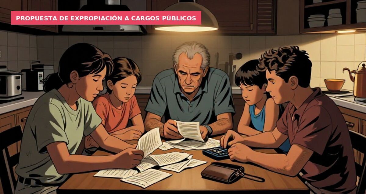 Propuesta de expropiación a cargos públicos