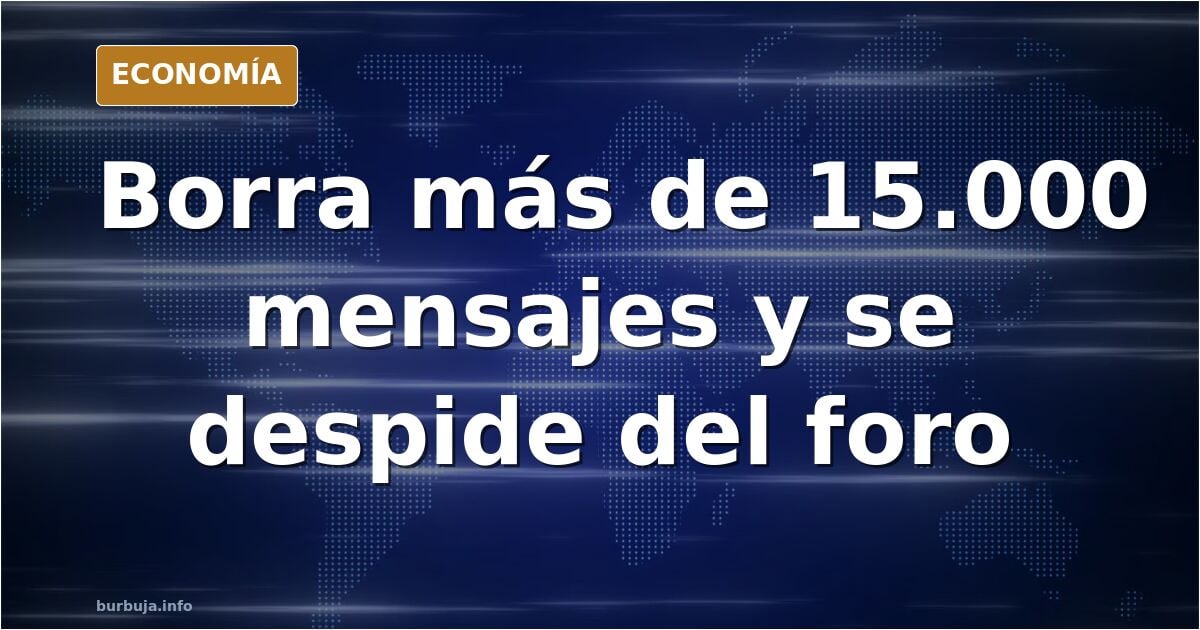 Pantalla de terminal con un comando de borrado masivo de mensajes propios en una plataforma de discusión digital