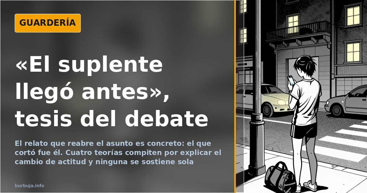 Ilustración de una persona con una bolsa de gimnasio tras una ruptura de pareja