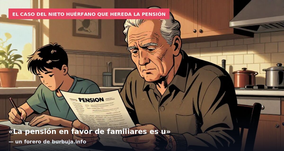 El caso del nieto huérfano que hereda la pensión: «La pensión en favor de familiares es u» — un forero de burbuja.info