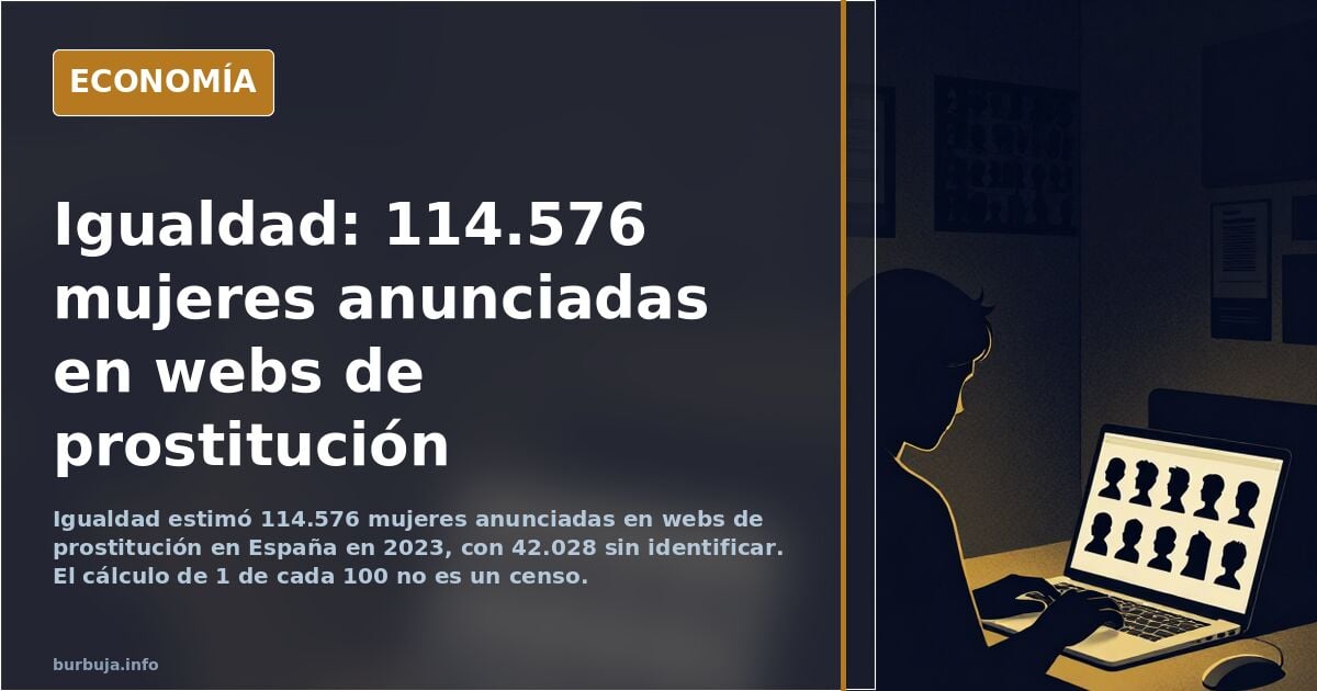 Estudio revela que 1 de cada 100 mujeres es prostituta en España