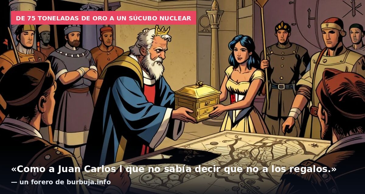 María Carmen tiene 32 áticos y 75 toneladas de oro en fondos buitre