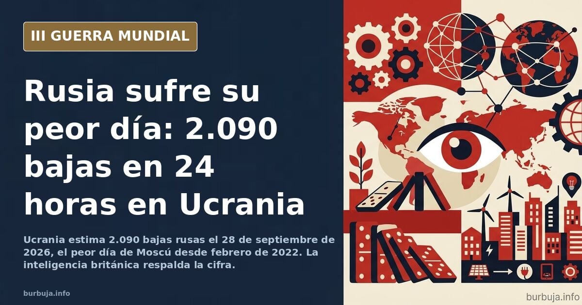 2.090 bajas rusas en Ucrania en 24 horas: por qué Rusia ha tenido esta semana su peor día desde el inicio de la guerra.