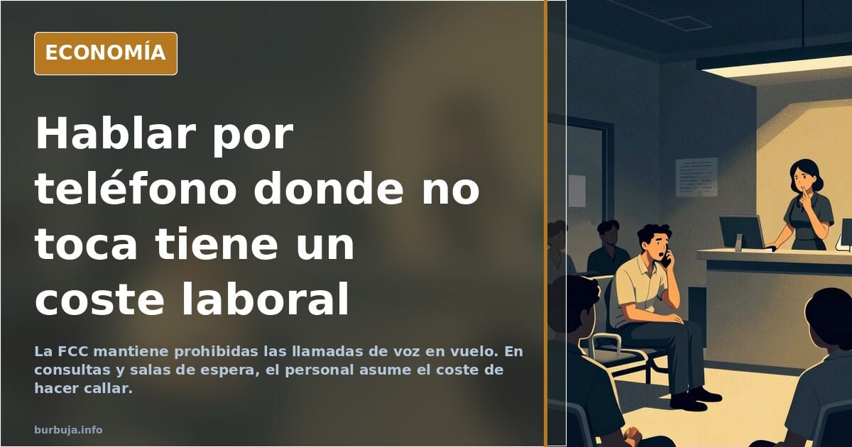 Trabajos cara al público - Hay gente que es así de gilipilas (hablar por teléfono en sitios donde no se puede)